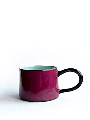 El yapımı seramik kahve fincanı